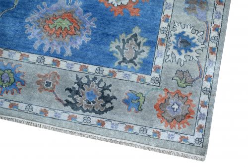 Hand Knotted Oushak Rug 8' X 10'